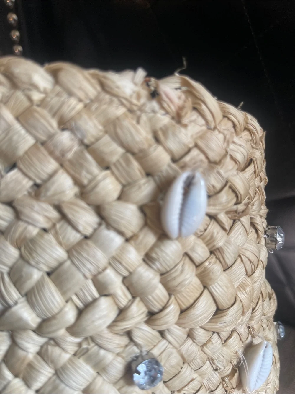 I.N.C International Concept Straw Hobo Tote.